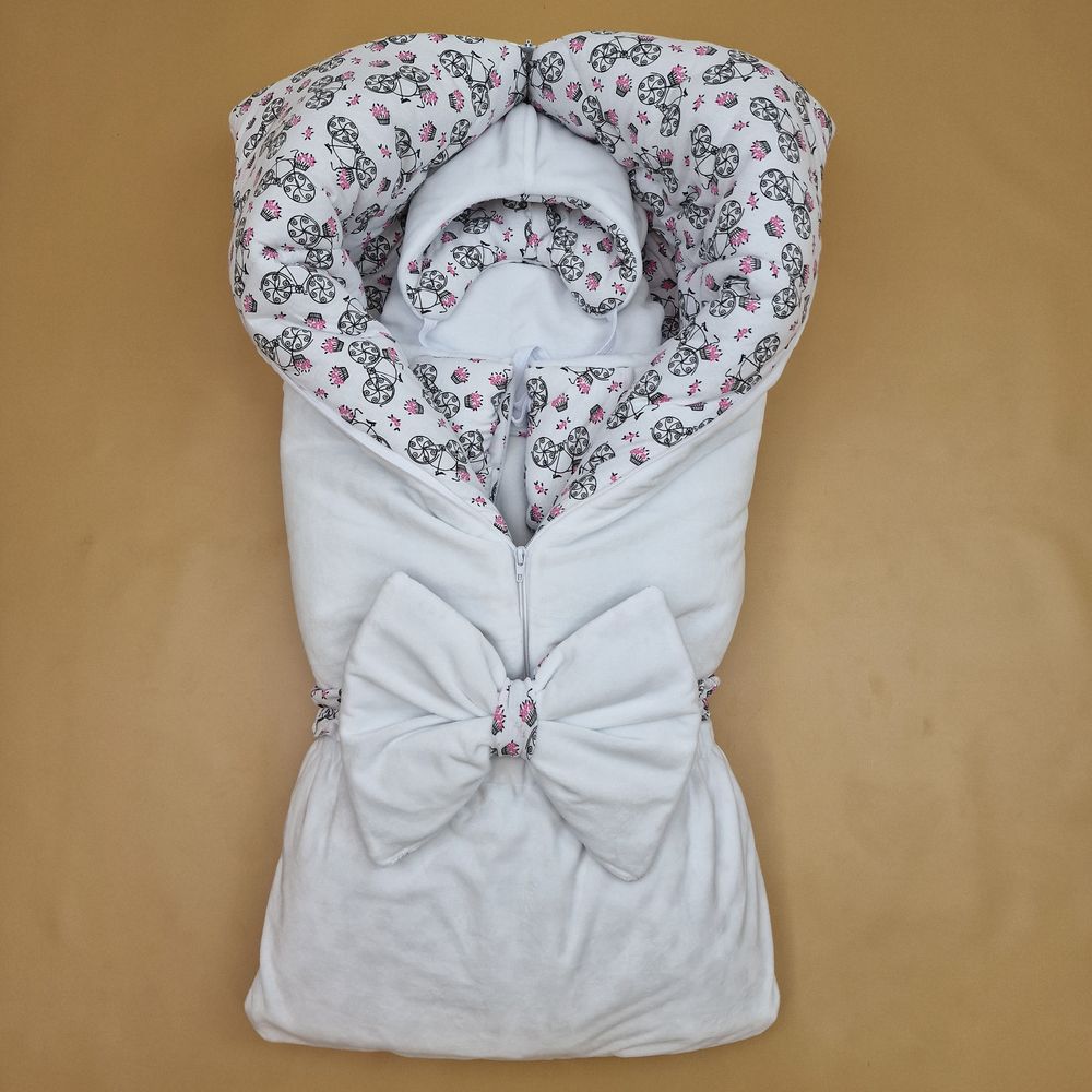 Комплект кв (одеяло трансформер+бант-подушка+2 комбинезона+2 шапочки+шарф) артикул анонс 7260-0-2_10