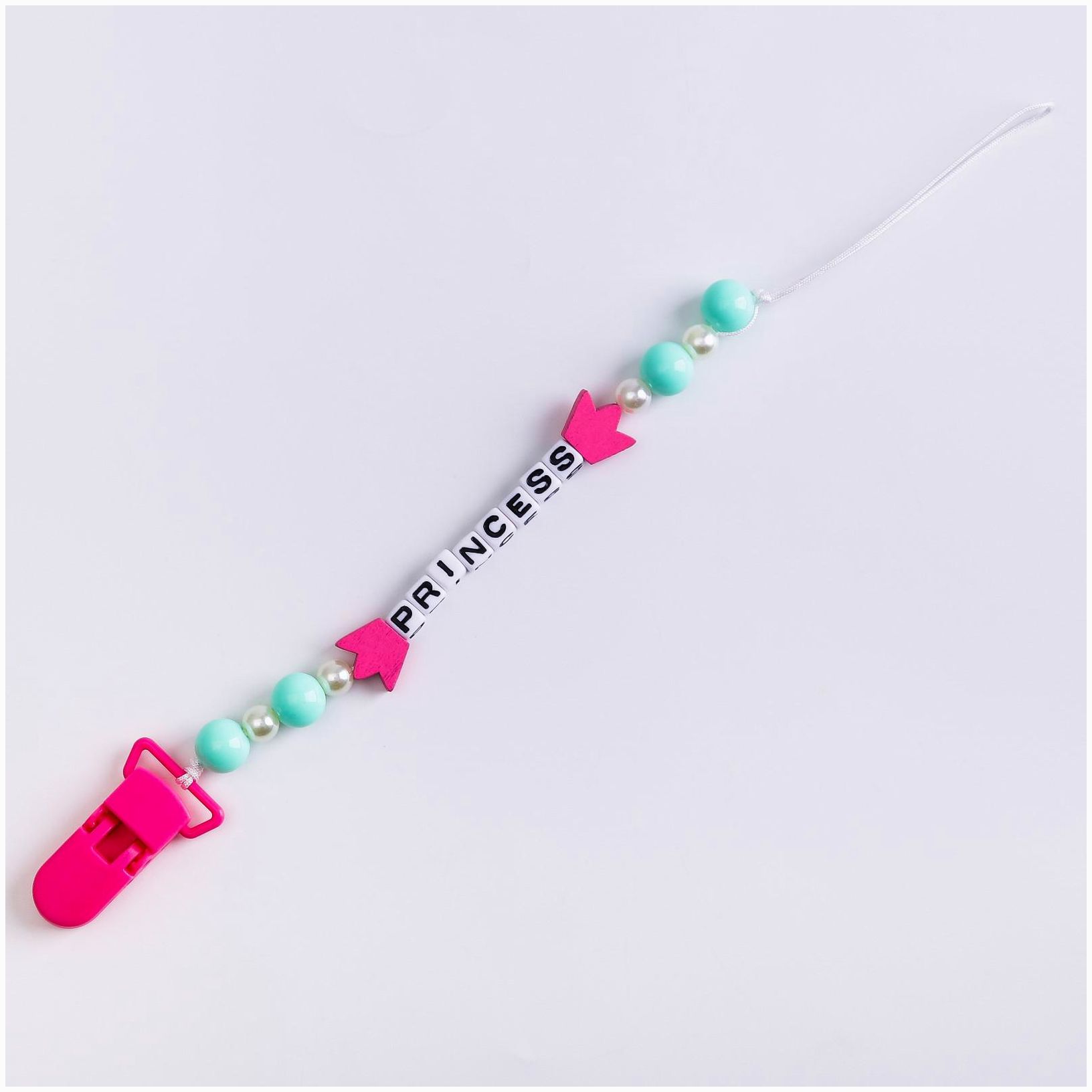 № 6779178 Держатель - игрушка для соски - пустышки Princess