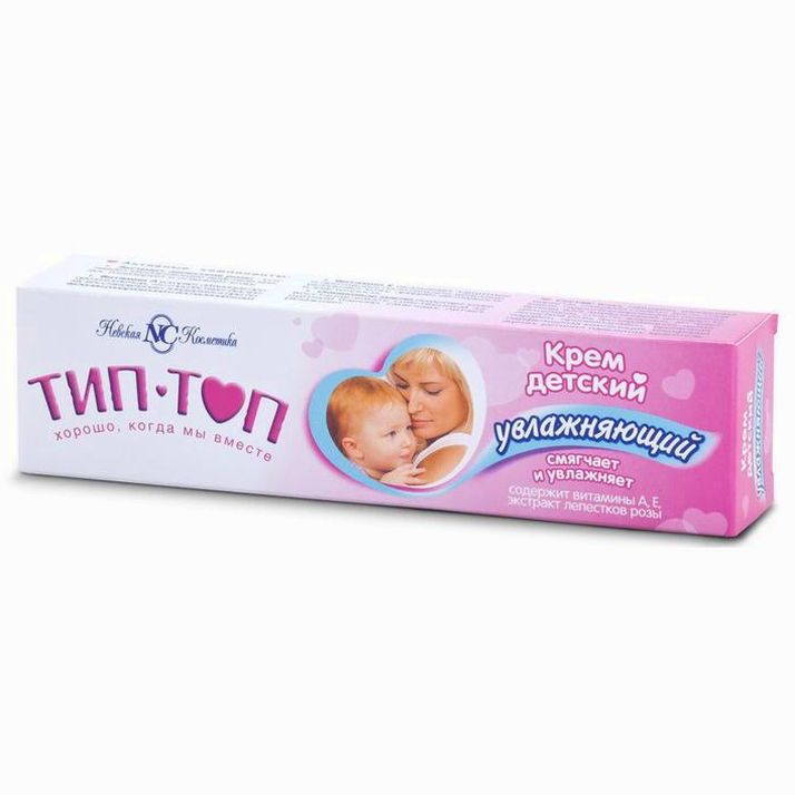 Детский крем Тип-Топ, увлажняющий, 40 мл артикул анонс 3745562