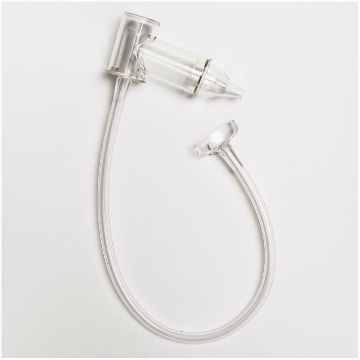 Детский назальный аспиратор с отводной трубкой, прозрачный артикул анонс 5276547