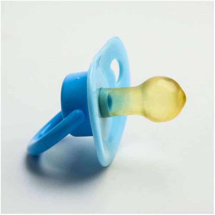 № 2103029 Соска-пустышка латексная классическая «Весёлое настроение», от 0 мес., цвета МИКС