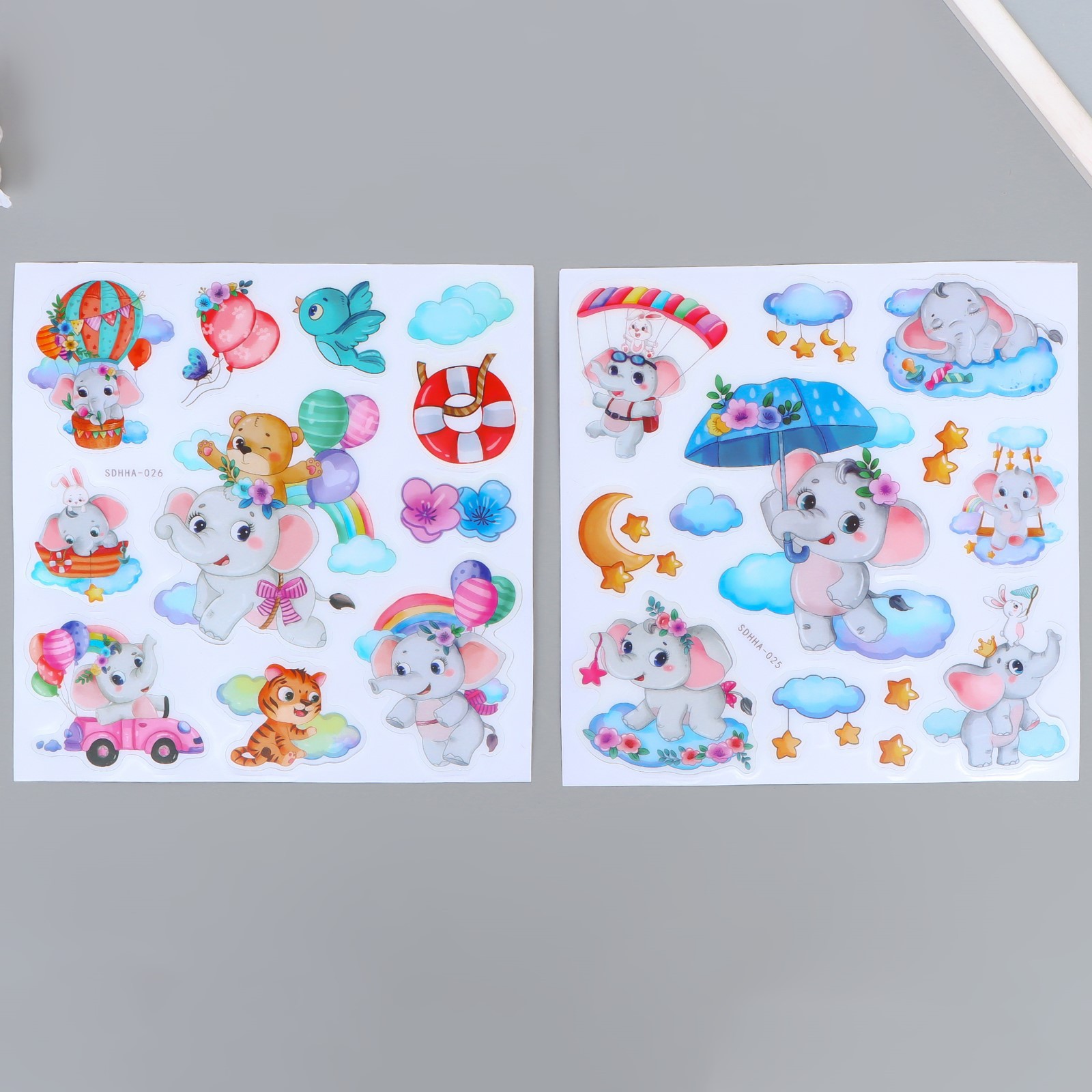 Наклейка пластик интерьерная фосфорная 