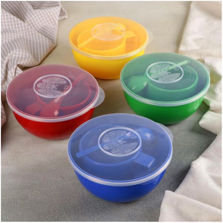 Картинка Набор посуды на 1 персону, цвет МИКС (№1115567) от магазина Мир детей Товары для Новорожденных