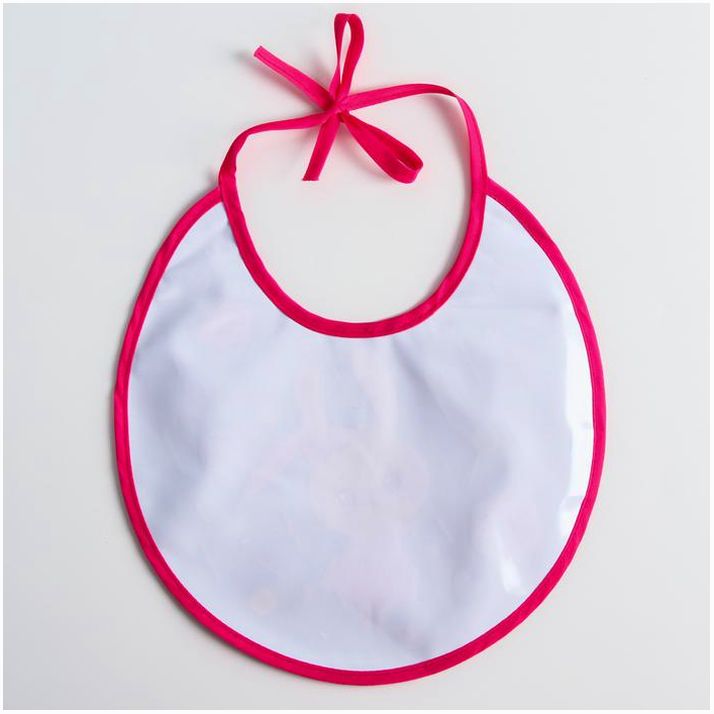 Картинка Нагрудник для кормления «Зайка» непромокаемый на завязках (№5035222) от магазина Мир детей Товары для Новорожденных