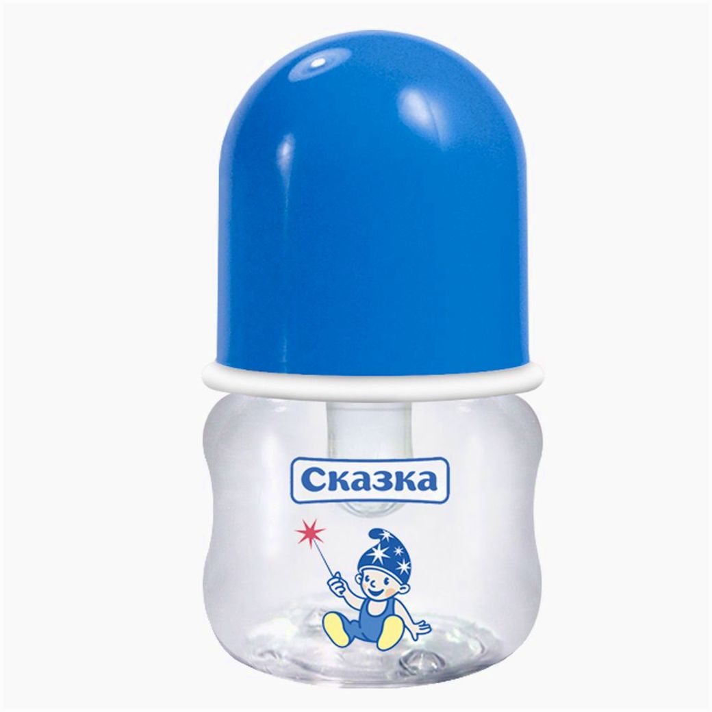 Картинка Бутылочка с талией (пластик, силиконовая соска) (№1108С) от магазина Мир детей Товары для Новорожденных