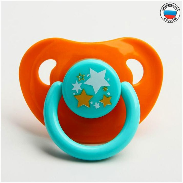 Соска-пустышка латексная классическая «Весёлое настроение», от 0 мес., цвета МИКС артикул анонс 2103029