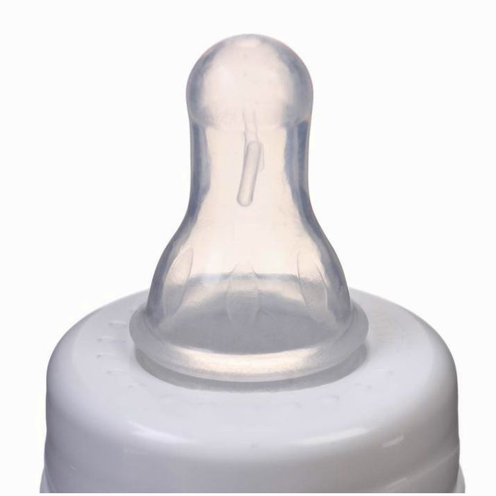 Картинка Бутылочка для кормления, классическое горло, 250 мл., от 3 мес., цилиндр, цвет белый (№9291667) от магазина Мир детей Товары для Новорожденных