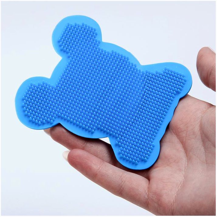 Картинка Мочалка детская для купания силиконовая «Собачка», от 6 мес., цвета МИКС (№1886862) от магазина Мир детей Товары для Новорожденных