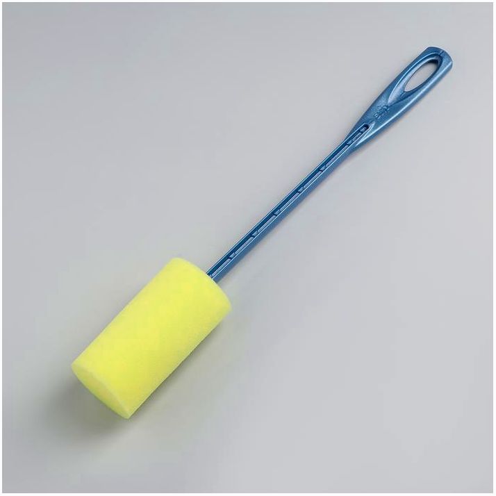 № 1078793 Ершик для мытья бутылок с губкой, цвет МИКС