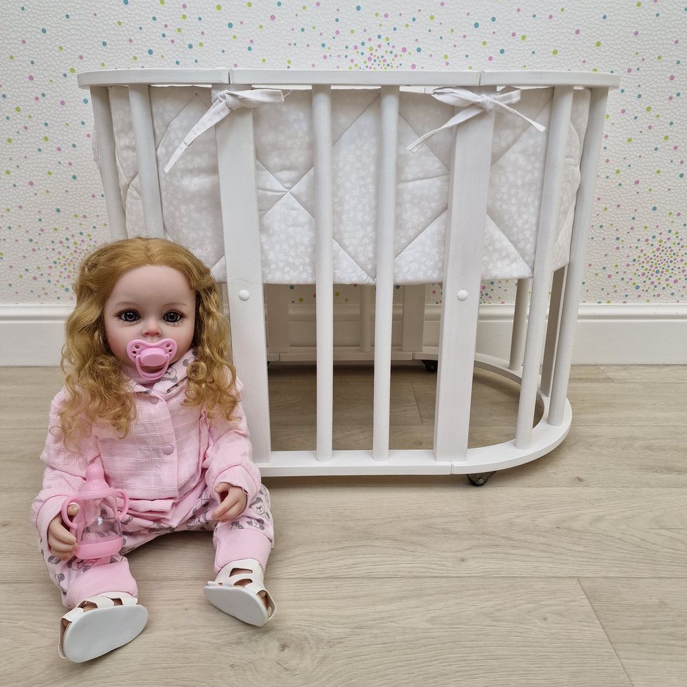 Пеленка для новорожденного с кружевами (бязь) артикул анонс КуклКПБ5_11