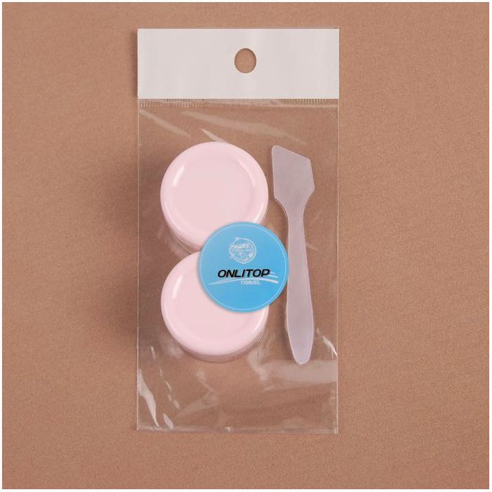 Картинка Набор баночек для хранения, 3 предмета: 2 баночки 15 мл, лопатка, цвет МИКС (№3953914) от магазина Мир детей Товары для Новорожденных