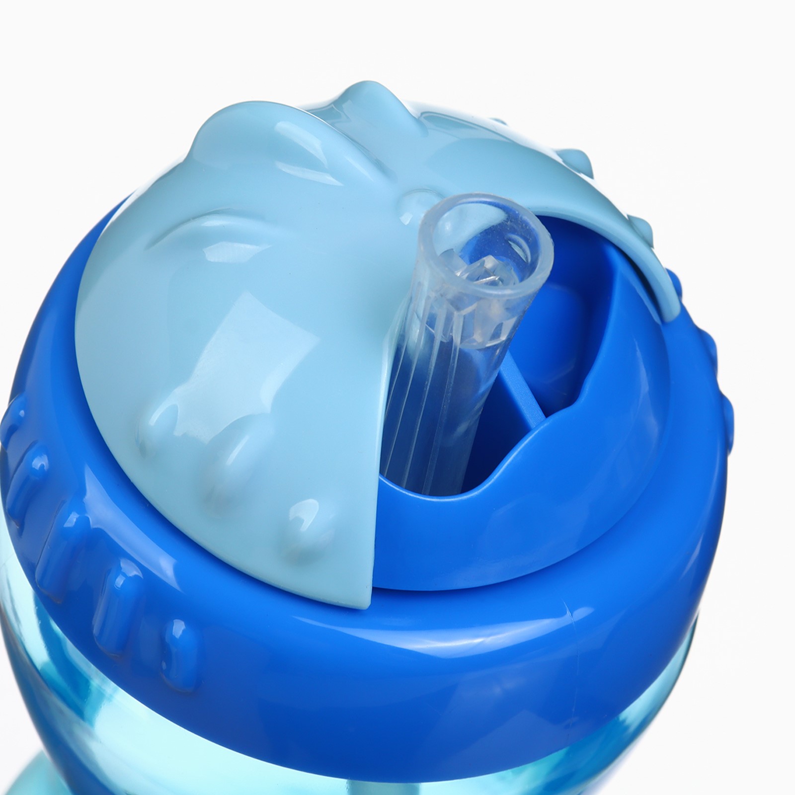 Картинка Поильник с силиконовой трубочкой, 340 мл., цвет Голубой (№10792861) от магазина Мир детей Товары для Новорожденных