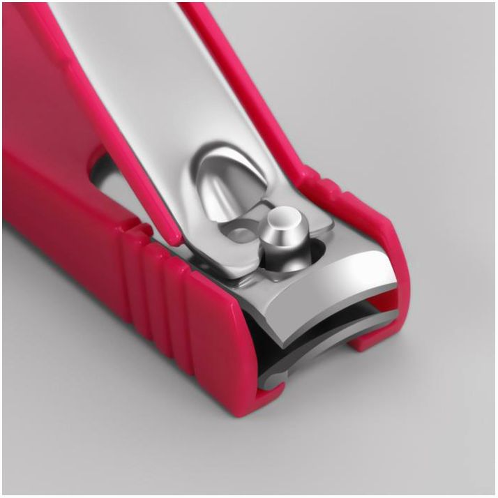 № 1670825 Кусачки-книпсер педикюрные, с пилкой, 7 см, цвет МИКС