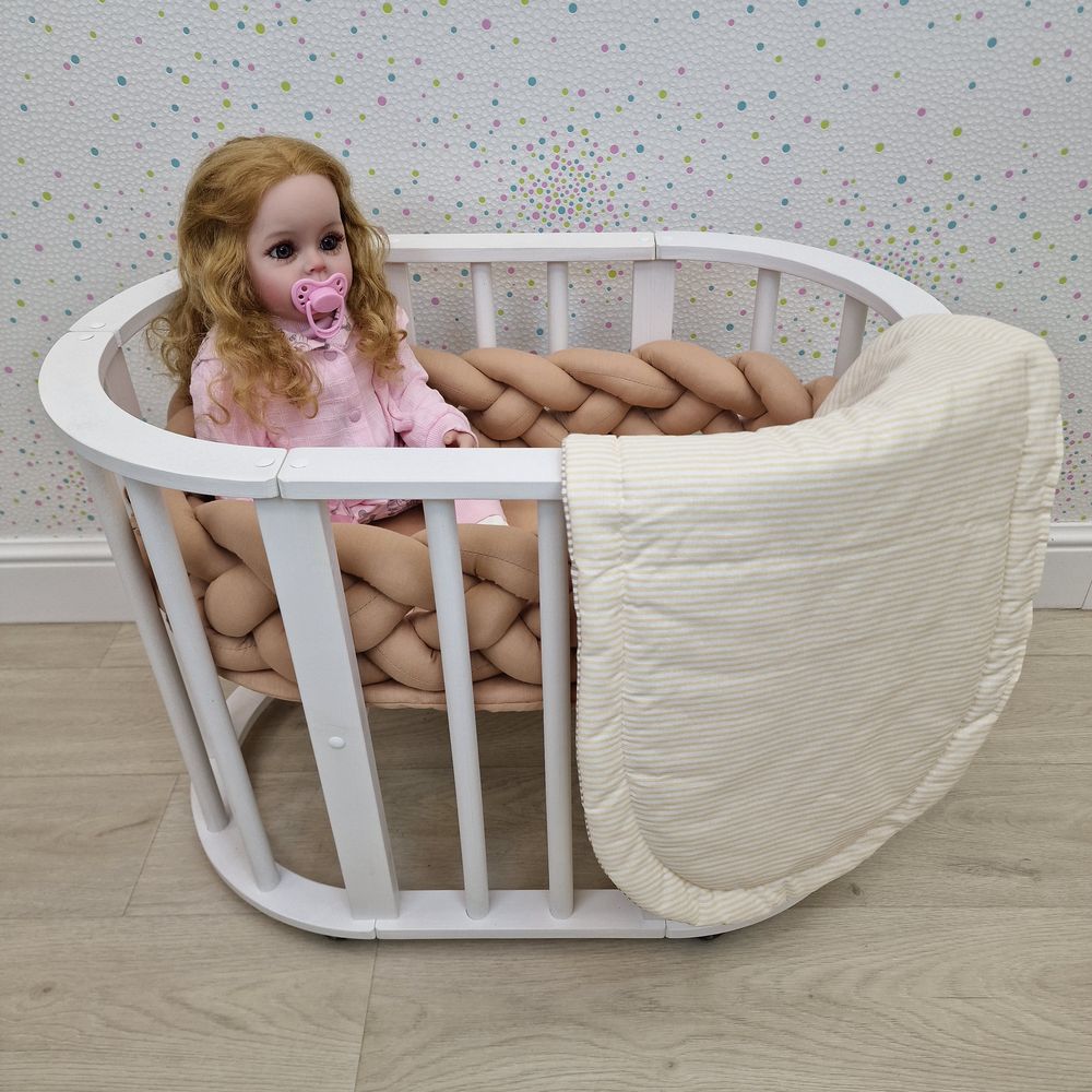 Пеленка для новорожденного с кружевами (бязь) артикул анонс КуклКПБ1_30