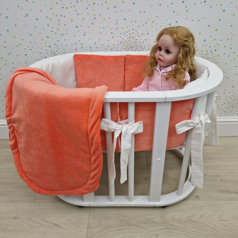 Пеленка для новорожденного с кружевами (бязь) артикул анонс КуклКПБ4_04