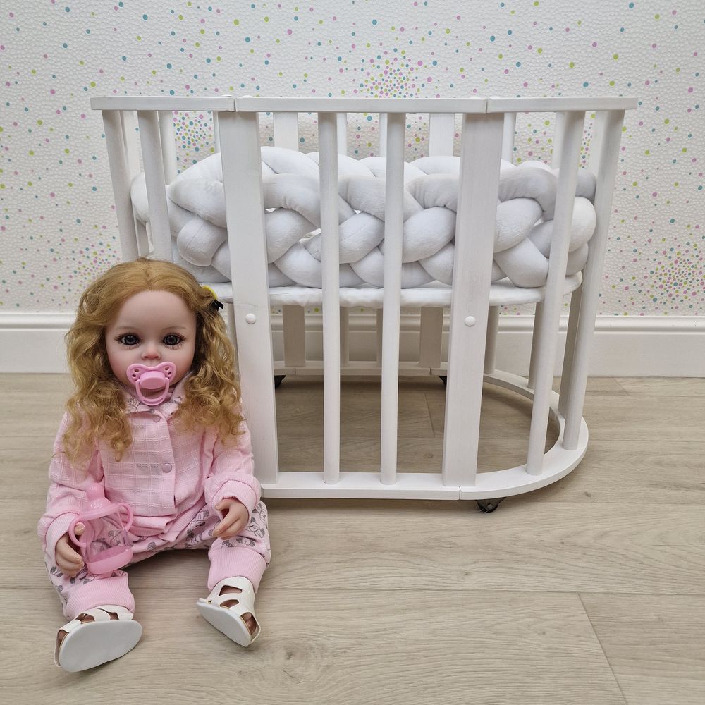 Пеленка для новорожденного с кружевами (бязь) артикул анонс КуклКПБ2_39