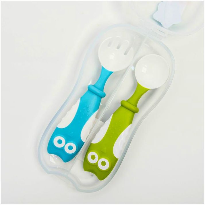 № 4350301 Набор гибких приборов для кормления в контейнере, 2 шт., цвет МИКС