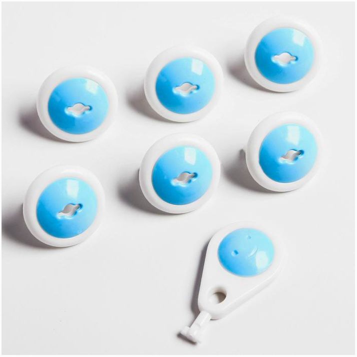 № 1385787 Заглушка для розетки с ключом, 6 шт.