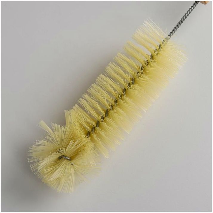 Картинка Ёршик для посуды с деревянной ручкой Доляна, 37?7 см (№3565816) от магазина Мир детей Товары для Новорожденных