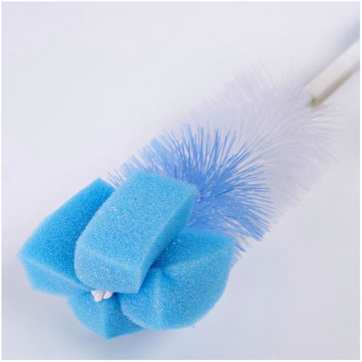 № 4601175 Ёршик по уходу за детскими бутылочками, цвет МИКС