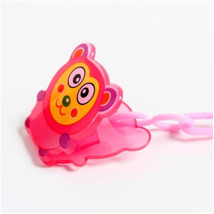 № 144989 Прищепка для пустышки на цепочке «Обезьянка»