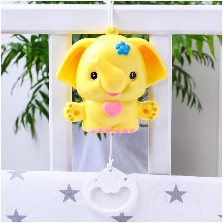 Подвеска музыкальная «Слоник», заводная, цвет МИКС, Крошка Я артикул анонс 2849254