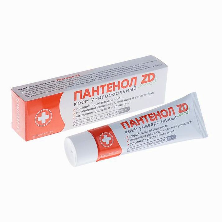 Крем «Пантенол ZD» для любого типа кожи, 50 мл артикул анонс 4066229