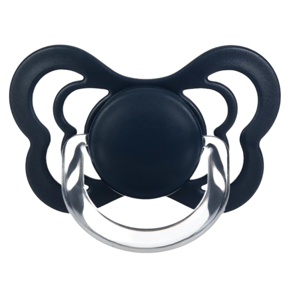 Картинка Соска - пустышка ортодонтическая, силикон, +6 мес., с держателем цвет синий (№9887460) от магазина Мир детей Товары для Новорожденных