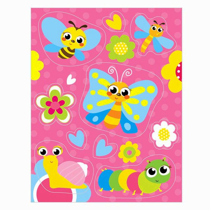 Картинка Наклейки детские развивающие на стульчик для кормления "Для девочки" МИКС (№4653994) от магазина Мир детей Товары для Новорожденных