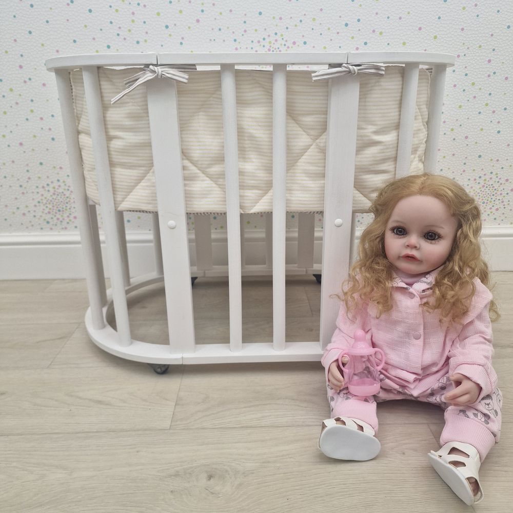 Пеленка для новорожденного с кружевами (бязь) артикул анонс КуклКПБ5_44