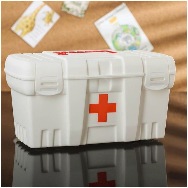 Аптечка «Скорая помощь», малая, цвет белый артикул анонс 812928