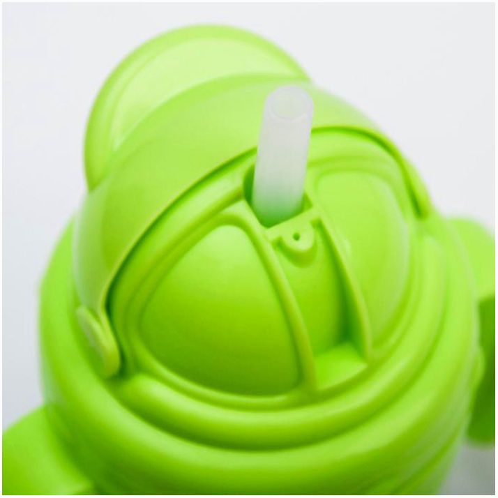 № 4756852 Поильник с силиконовой трубочкой «Веселье», с ручками, 250 мл., МИКС