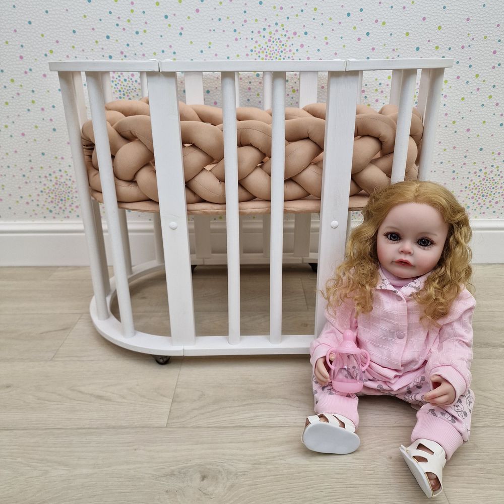 Пеленка для новорожденного с кружевами (бязь) артикул анонс КуклКПБ1_21