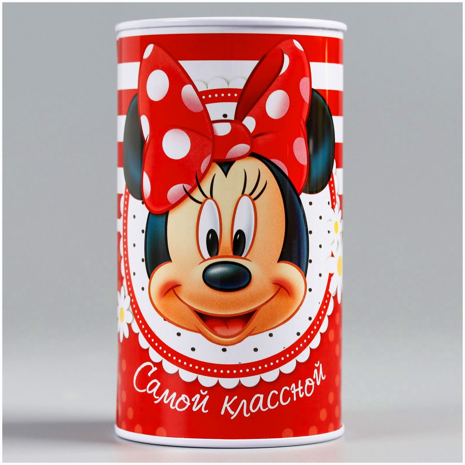 Копилка металлическая, 6,5 см х 6,5 см х 12 см 