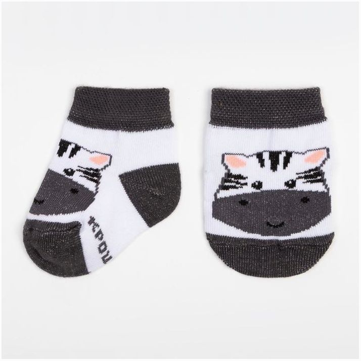 Картинка Набор носков Крошка Я «Зебра», 2 пары, 6-8 см (№9085170) от магазина Мир детей Товары для Новорожденных