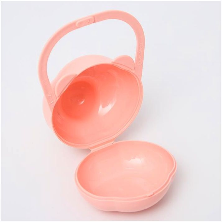 Картинка Футляр для детской пустышки «Мишка», цвет светло-розовый (№5080363) от магазина Мир детей Товары для Новорожденных