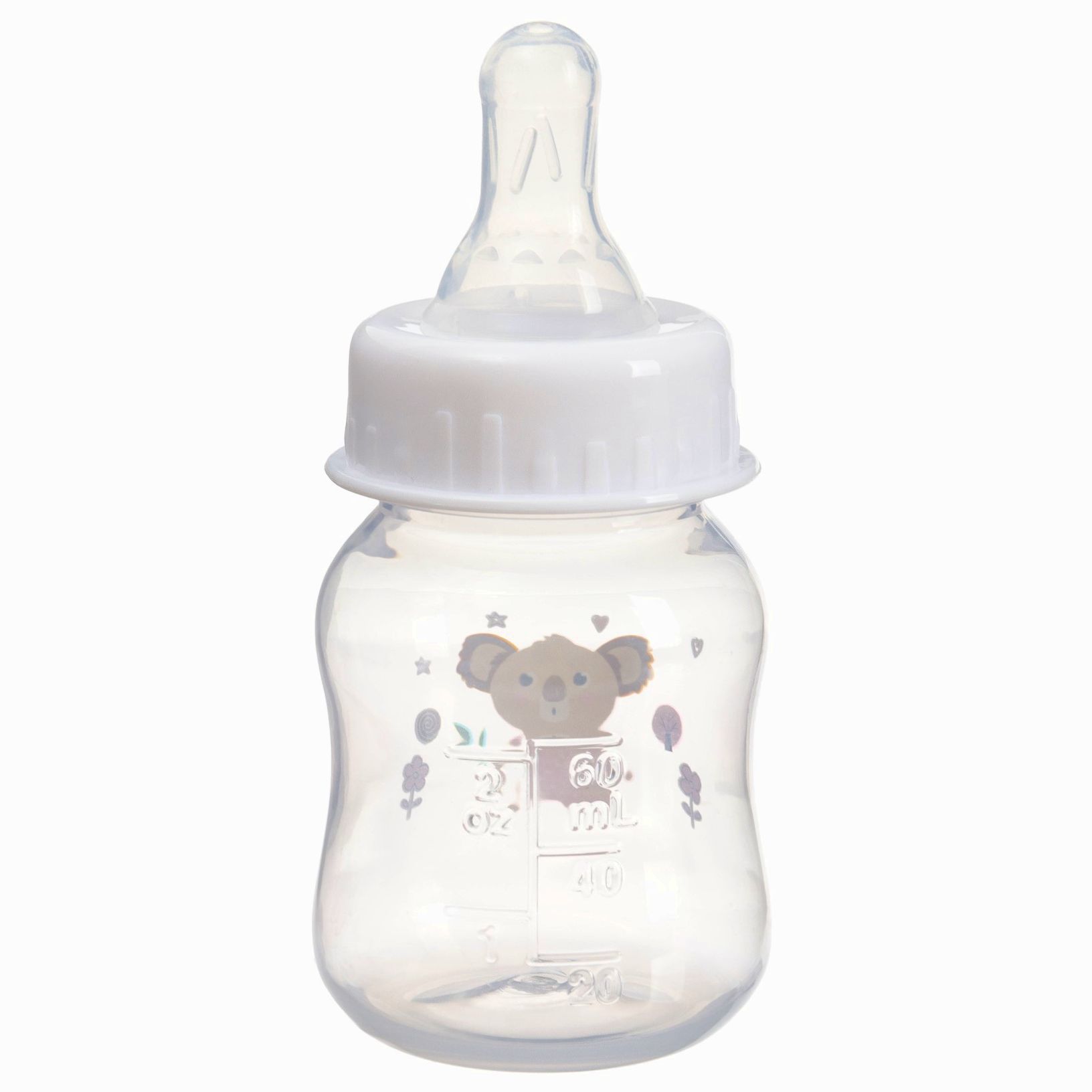 Картинка Бутылочка для кормления, 60 мл, +3 мес., цвет МИКС (фасовка по 3шт) (№9844092) от магазина Мир детей Товары для Новорожденных