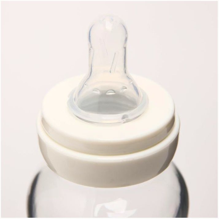 Картинка Бутылочка для кормления 150 мл., стекло, цвет МИКС (№4301015) от магазина Мир детей Товары для Новорожденных