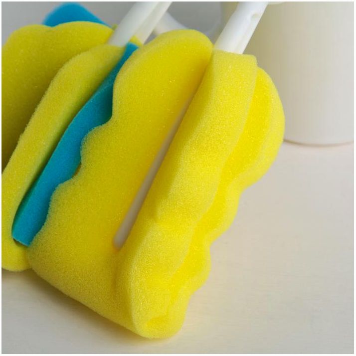 Картинка Набор ёршиков для посуды, 4 шт, цвет МИКС (№4613133) от магазина Мир детей Товары для Новорожденных