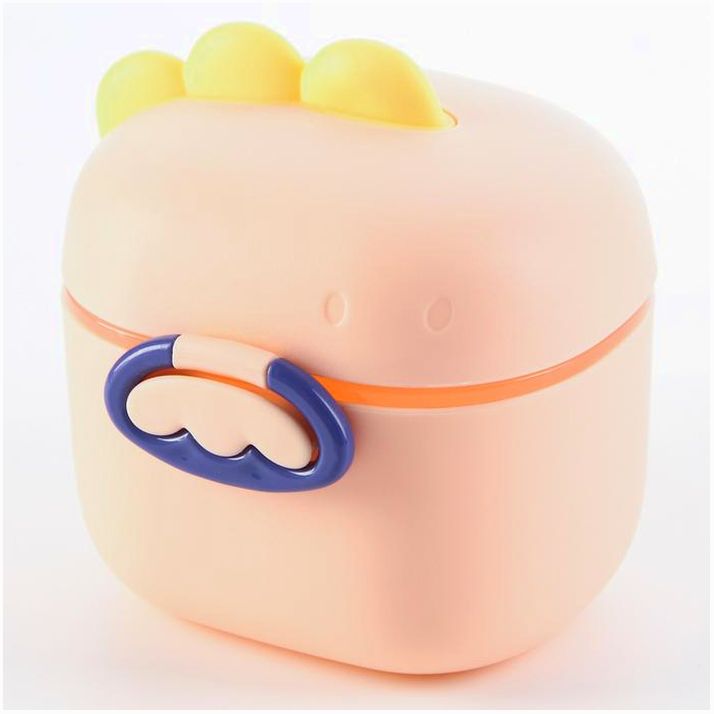 Контейнер для хранения детского питания, 400 мл., цвет розовый артикул анонс 7653228