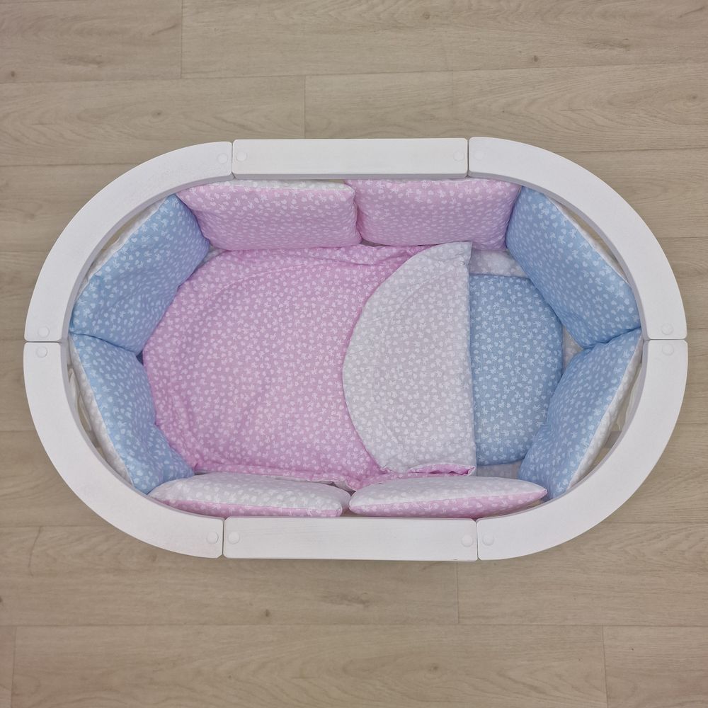 Пеленка для новорожденного с кружевами (бязь) артикул анонс КуклКПБ3_87