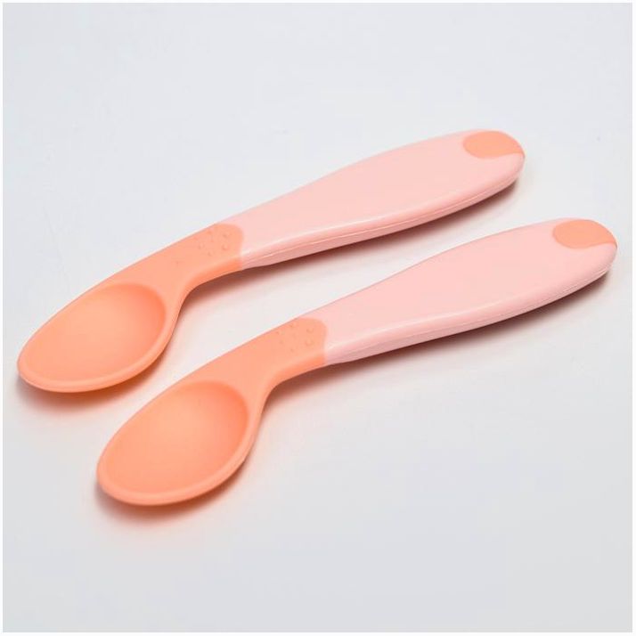 Картинка Набор ложек детских для кормления с эргономичной ручкой, от 5 мес., 2 шт., цвета МИКС (№1917366) от магазина Мир детей Товары для Новорожденных