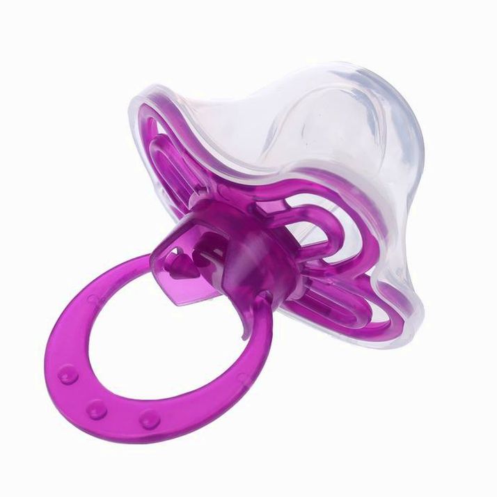 Картинка Пустышка «Бабочка», классическая, с колпачком, от 0 - 3 мес., цвет фиолетовый (№2589902) от магазина Мир детей Товары для Новорожденных