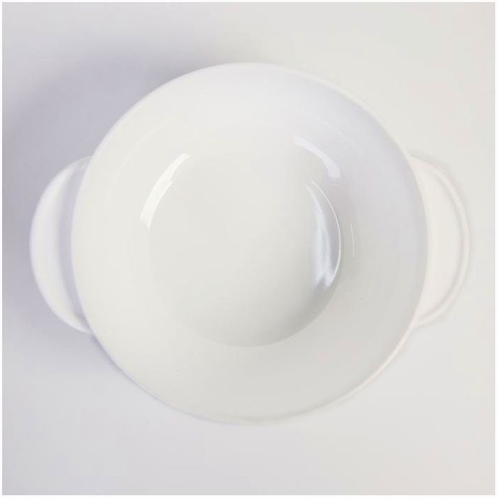 Картинка Набор посуды «Счастливый малыш», 3 предмета: тарелка на присоске, крышка, ложка, цвет голубой (№3630401) от магазина Мир детей Товары для Новорожденных