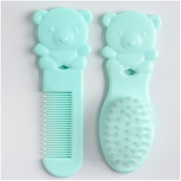 № 4591077 Набор расчесок «Мишка», 2 шт., цвет зеленый