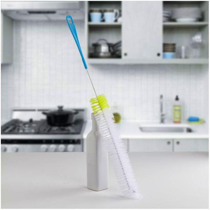 Ёршик для посуды Доляна, 56?5 см, цвет МИКС артикул анонс 3565814