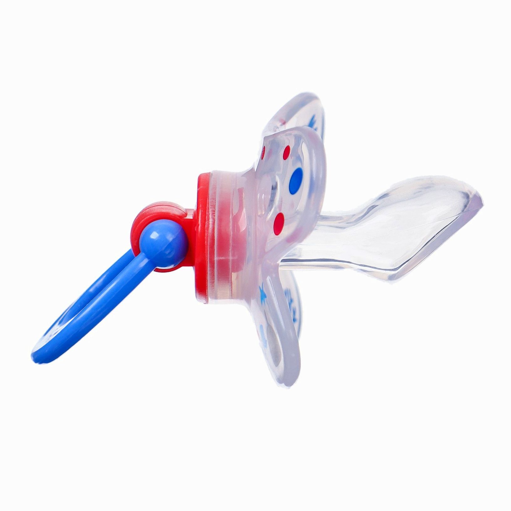 Картинка Набор Соска - пустышка с держателем, SL, ОРТД +12 мес., с колпачком «Зайка», синий (№9844081) от магазина Мир детей Товары для Новорожденных