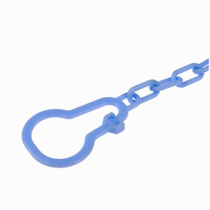 Картинка Держатель для соски - пустышки  «Джентльмен», на цепочке, цвет голубой (№2357246) от магазина Мир детей Товары для Новорожденных