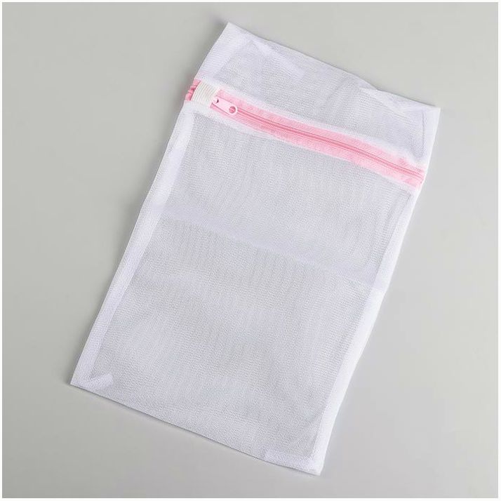 № 2516016 Мешок для стирки белья Доляна, 20?30 см, мелкая сетка, цвет МИКС