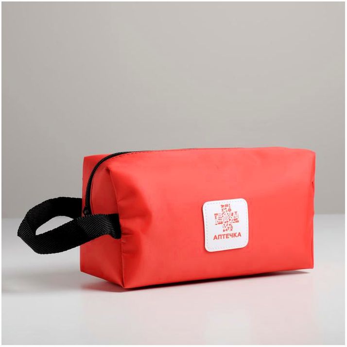 Аптечка дорожная, 23,5х10х11,5 см, цвет красный артикул анонс 5376783